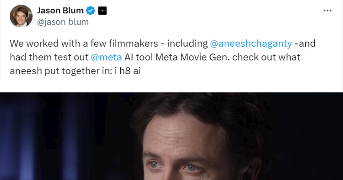 Otro gran estudio de cine apuesta por la inteligencia artificial. #Blumhous | Cinexcepción