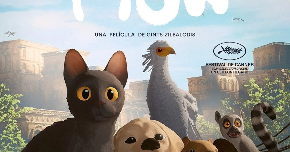 Bester Animationsfilm geht an Flow. | Cinexcepción