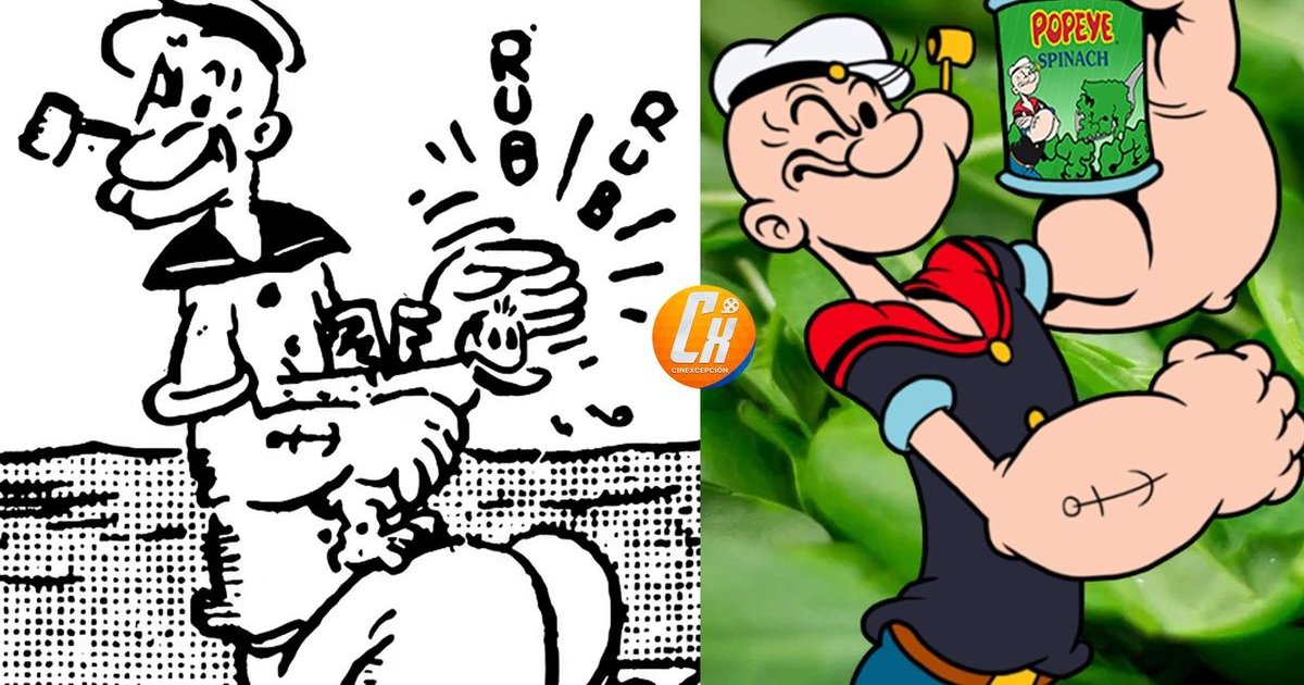 Wussten Sie, dass die Superkraft von #Popeye nicht durch Spinat entsteht, sonder | Cinexcepción