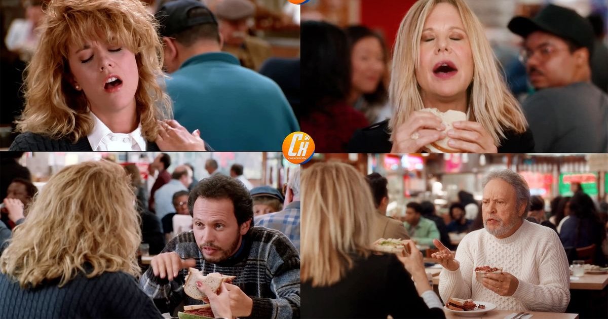 35 Jahre später stellten #MegRyan und #BillyCrystal DIESE Szene aus #WhenHarryMe | Cinexcepción