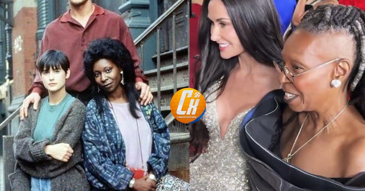 #DemiMoore und #WhoopiGoldberg, ein Wiedersehen 35 Jahre nach #Ghost (1990) auf | Cinexcepción