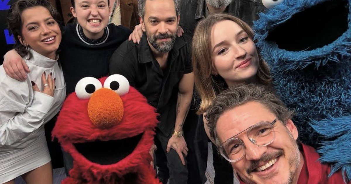 Elmo und Lucas, das Cuquimonster, treffen die Besetzung von #TheLastOfUs | Cinexcepción