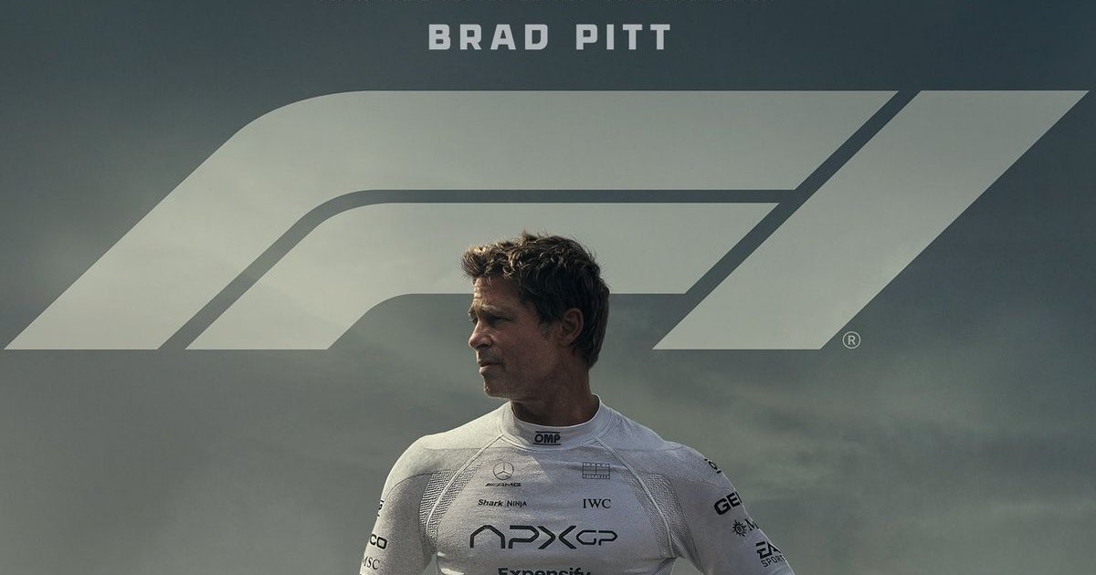 新しい #F1 ポスターに登場する 61 歳の #BradPitt 。 | Cinexcepción