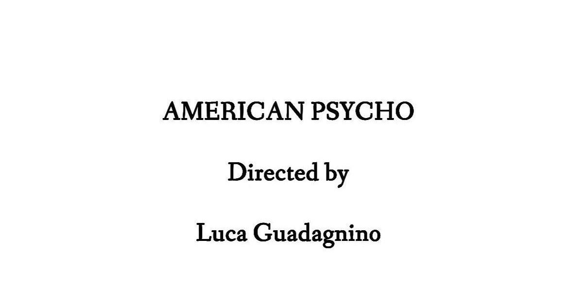 Luca Guadagnino conferma al #CinemaCon che sarà lui il regista della nuova versi | Cinexcepción