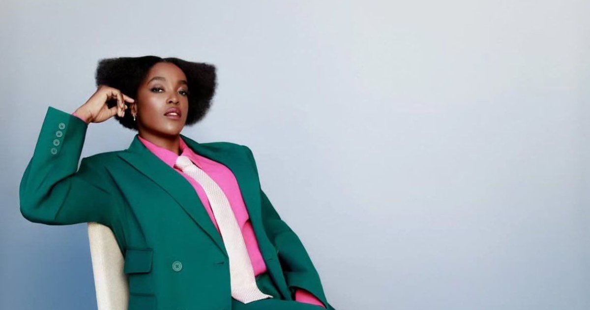 Sinners actress Wunmi Mosaku after asking for a half-afro cut. | Cinexcepción