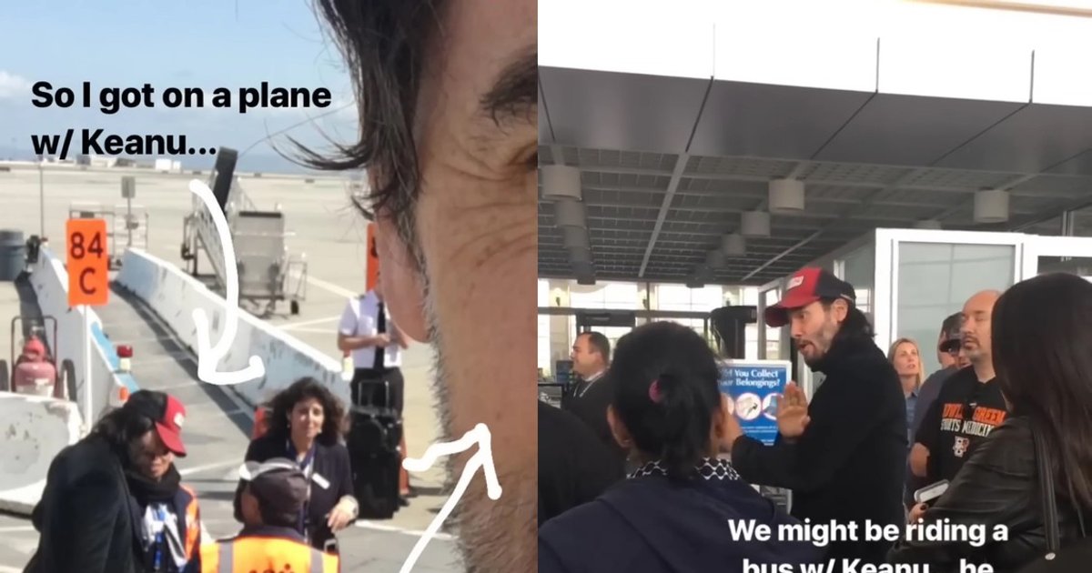 Eine der lustigsten Geschichten von Keanu ereignete sich im Jahr 2019, als sein | Cinexcepción