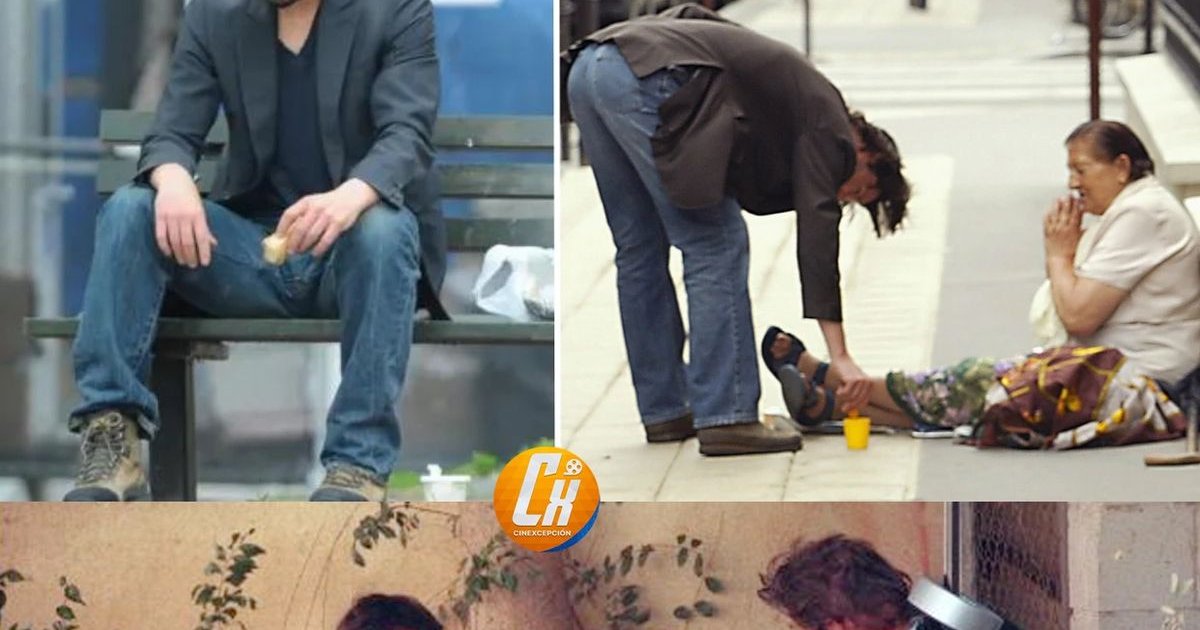 1997, als Keanu auf dem Höhepunkt seines Ruhms war, wurde er fotografiert, wie e | Cinexcepción