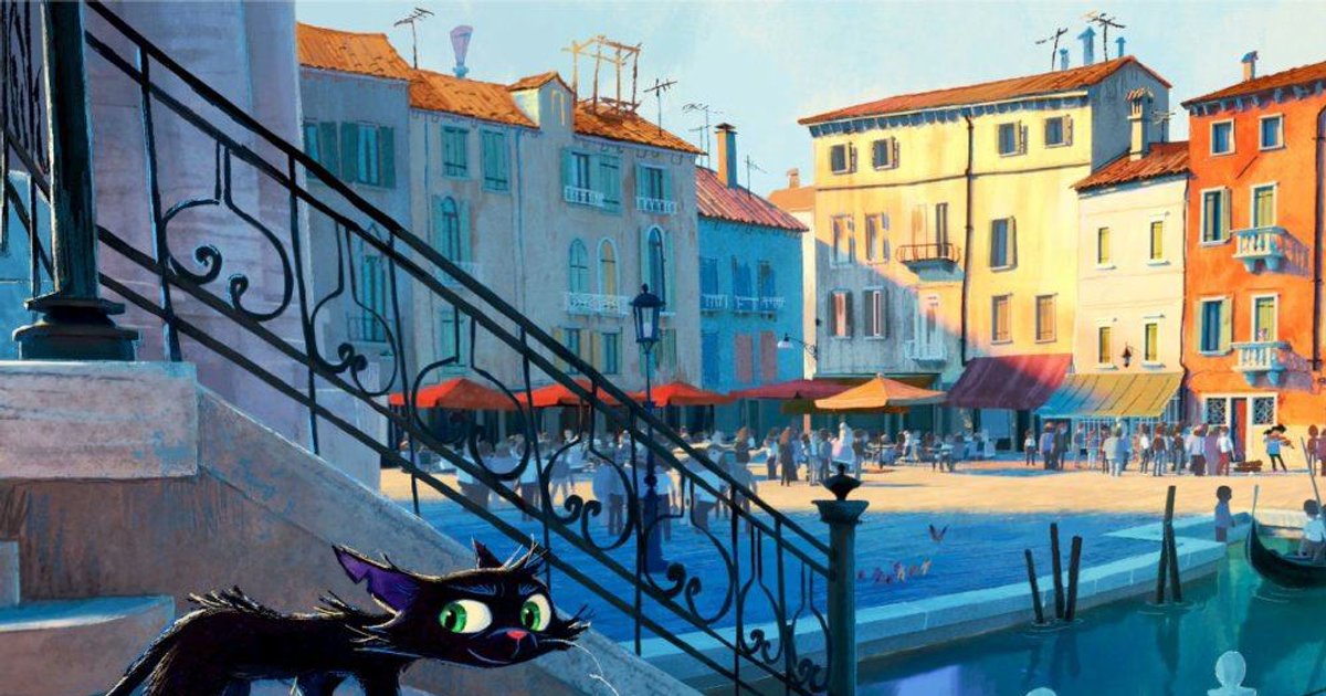『ルカ』のエンリコ・カサローザ監督による新作ピクサー映画『ガット』のファーストイメージ 黒猫の物語が描かれる | Cinexcepción