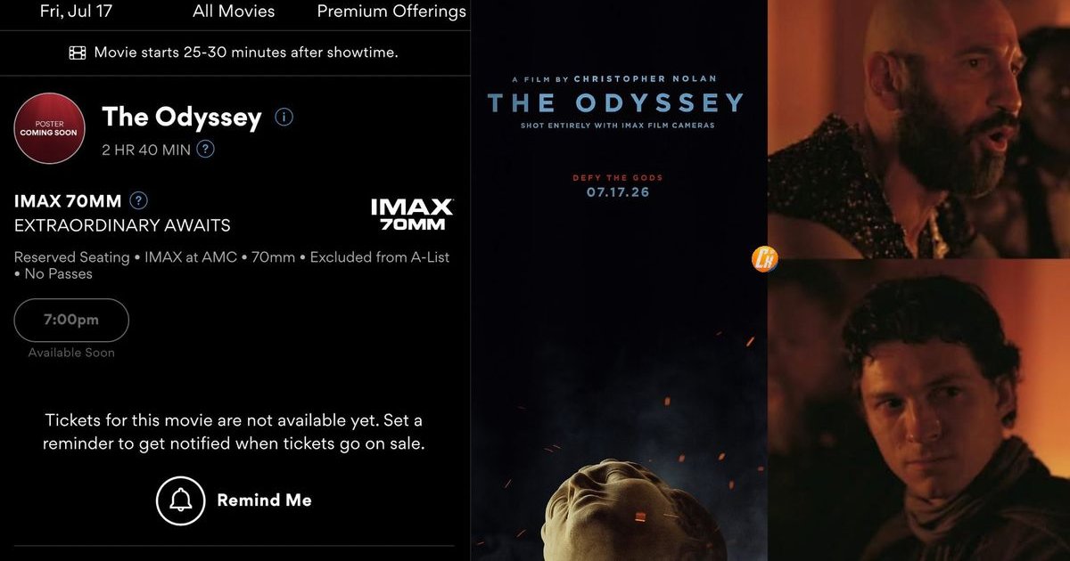 I biglietti online per #L'Odissea in IMAX 70mm non sono ancora in vendita, ma gl | Cinexcepción
