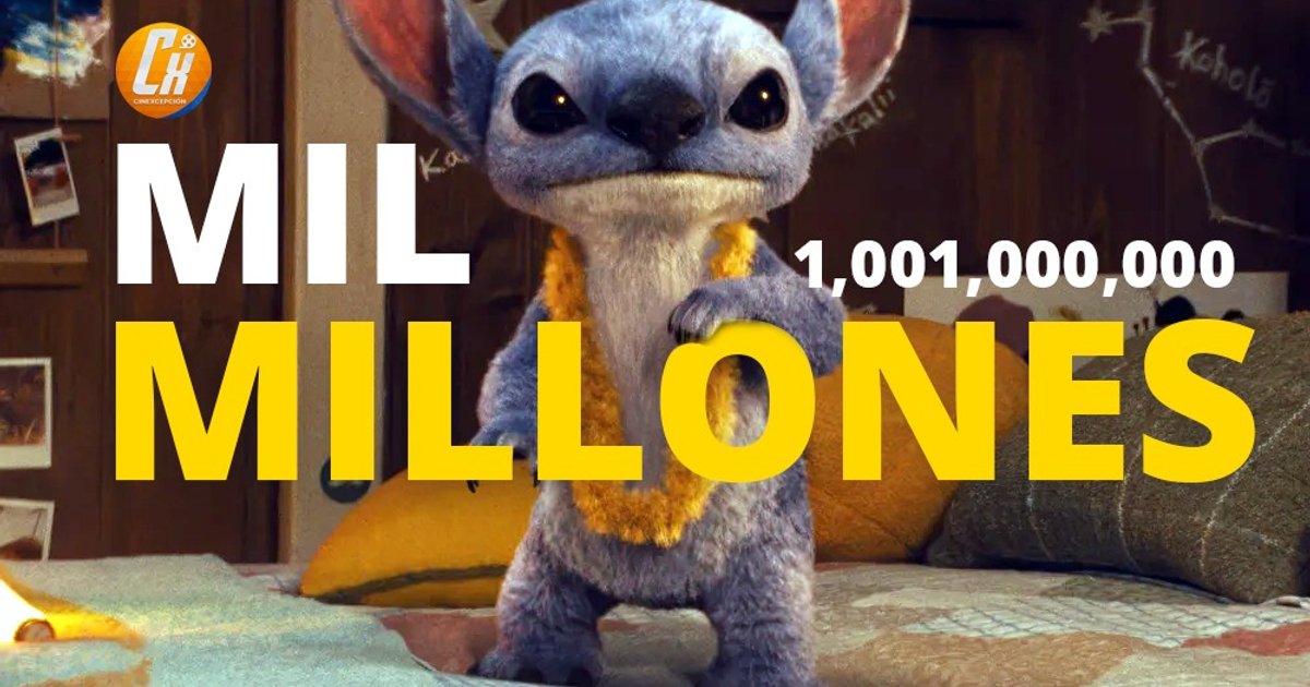 Lilo & Stitch is the first Hollywood film to gross one billion dollars this year | Cinexcepción