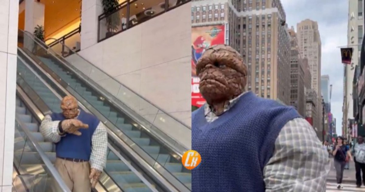 Die Bottarga von „La Mole“ spaziert durch New York und wirbt für Fantastic Four: | Cinexcepción