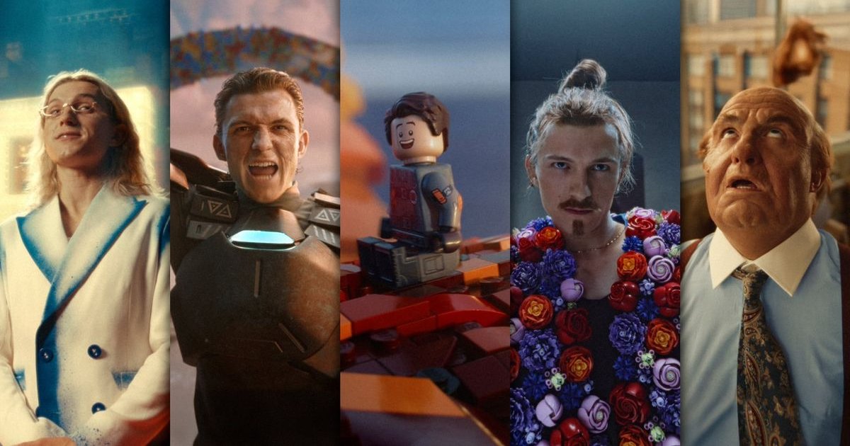 Tom Holland para um novo comercial de LEGO. | Cinexcepción