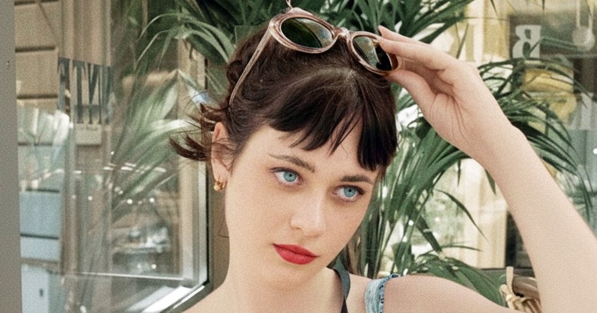 Zooey Deschanel quando tinha 18 anos em 1998. | Cinexcepción