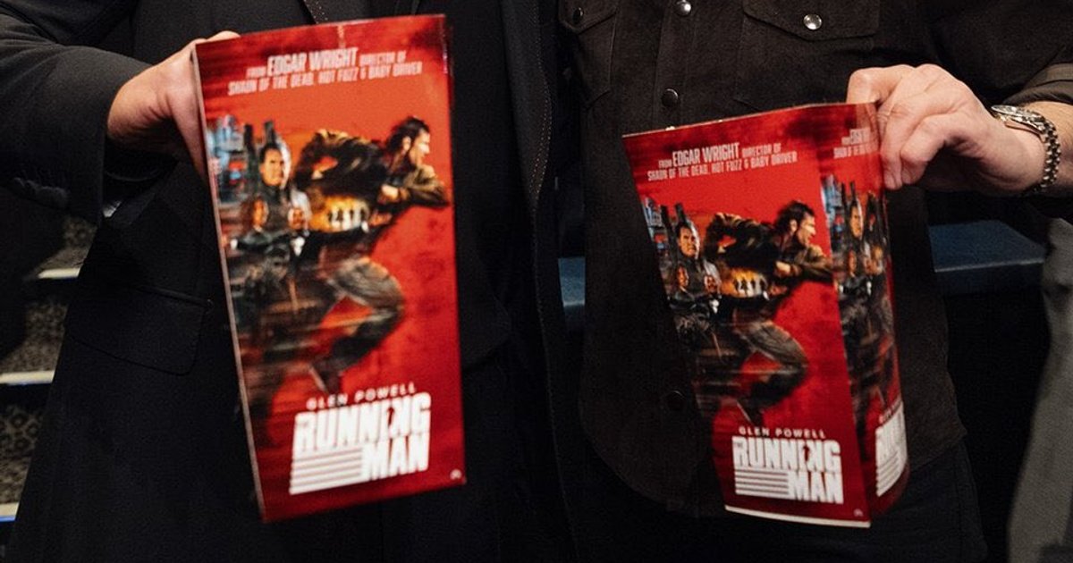 Tom Cruise mit seinem Sohn Glen Powell bei der Premiere von #TheRunningMan in Lo | Cinexcepción