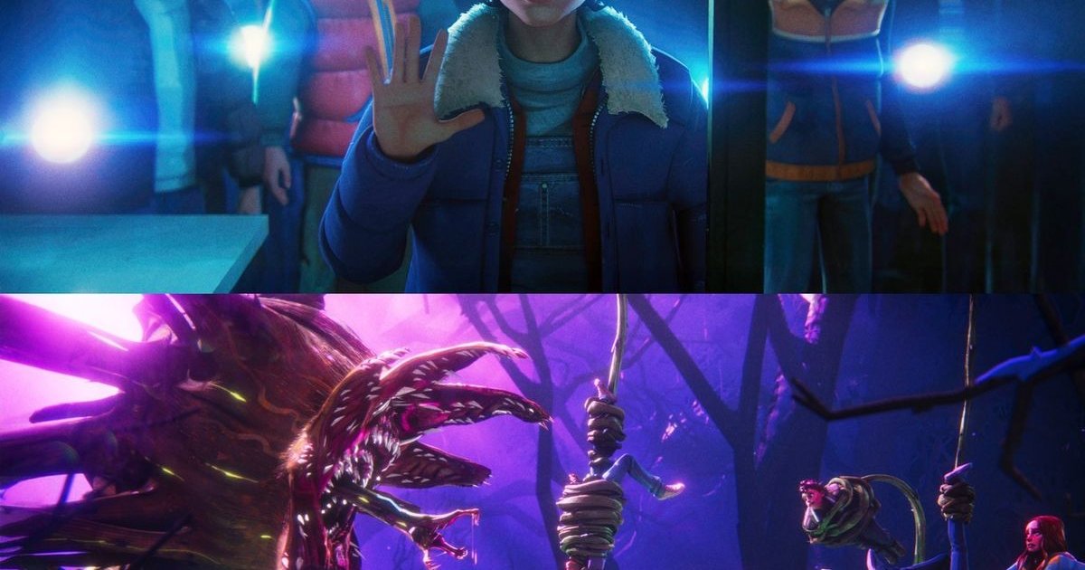 Premier aperçu de la série animée #StrangerThings. | Cinexcepción