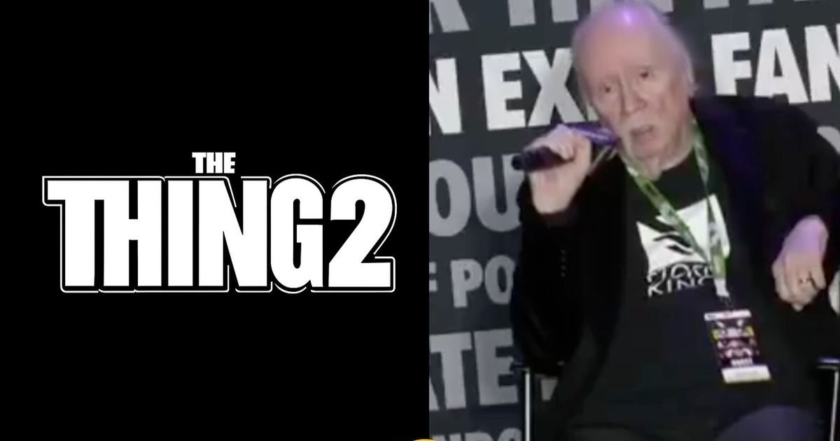 彼らは #JohnCarpenter に #TheThing2 をリリースする資格があるかどうか尋ねると、ドンはこう答えました。「私たちはすでに取り組んでいます | Cinexcepción