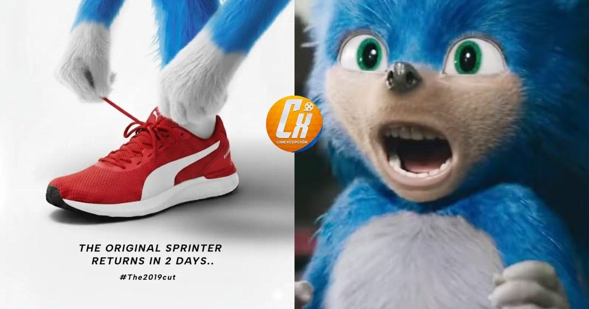 Vão lançar uma versão do primeiro filme do #Sonic com o design original feio! | Cinexcepción