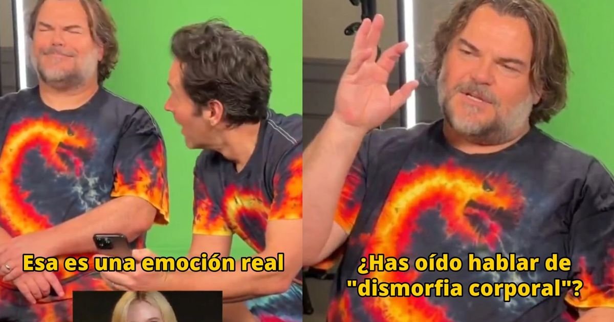 #JackBlack, agindo como um cavalheiro diante das reações que #EllleFanning teve, | Cinexcepción