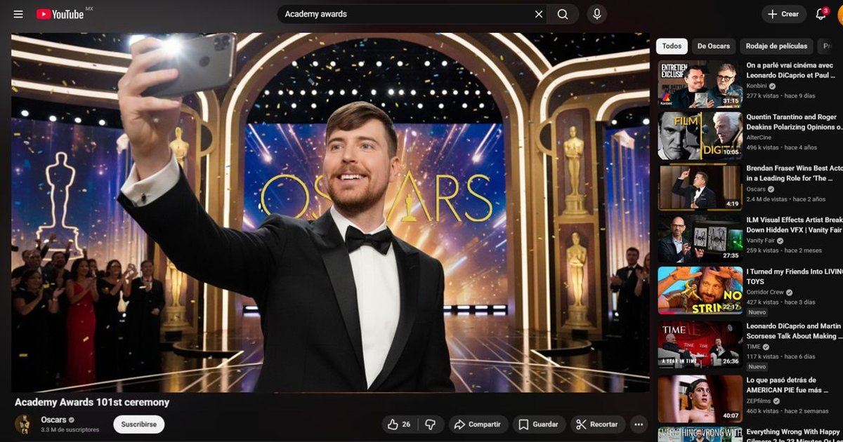 OFICIAL: YouTube comprou os direitos do Oscar. | Cinexcepción