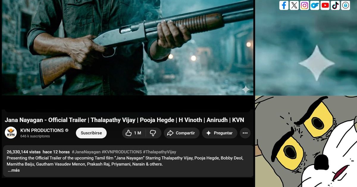 インド映画の予告編でジェミニの透かしを消し忘れました、Google の AI 🤡 KVN Productions が予告編を公開しました | Cinexcepción