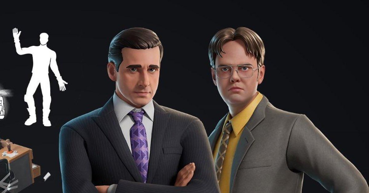 Michael und Dwight sind bei Fortnite angekommen. | Cinexcepción