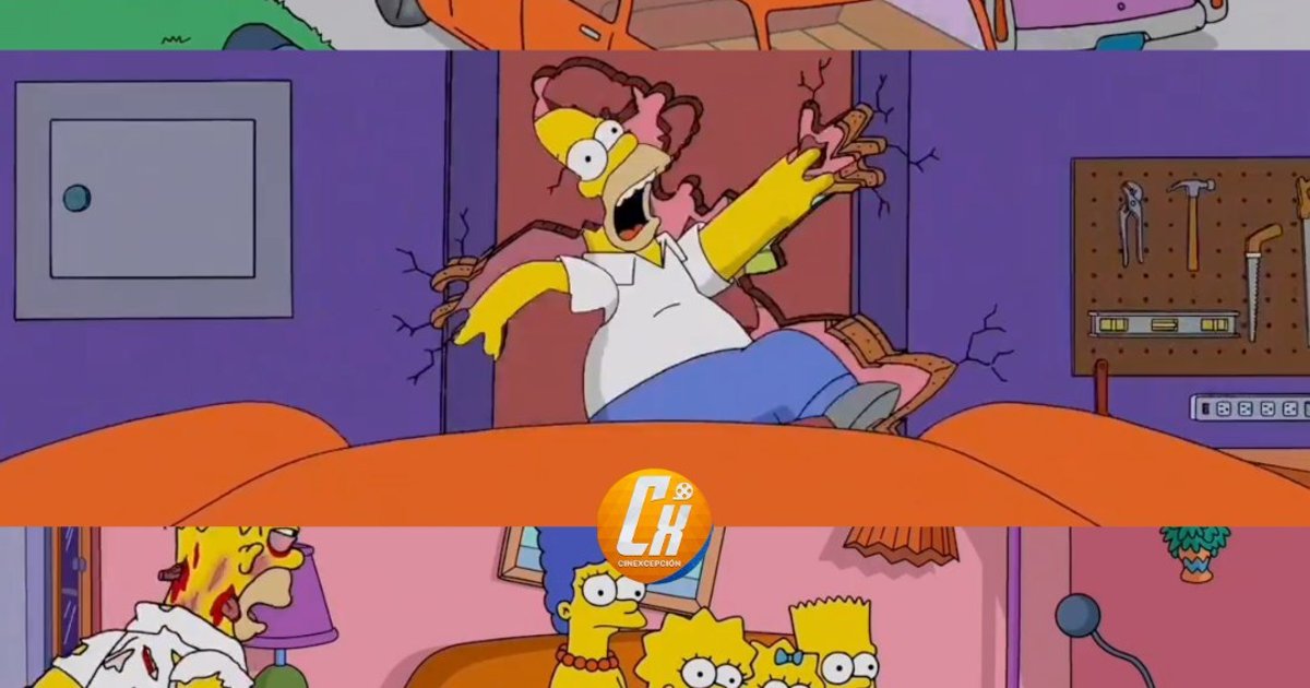 Zum ersten Mal sorgen die Simpsons in der Eingangssequenz der Serie für eine log | Cinexcepción