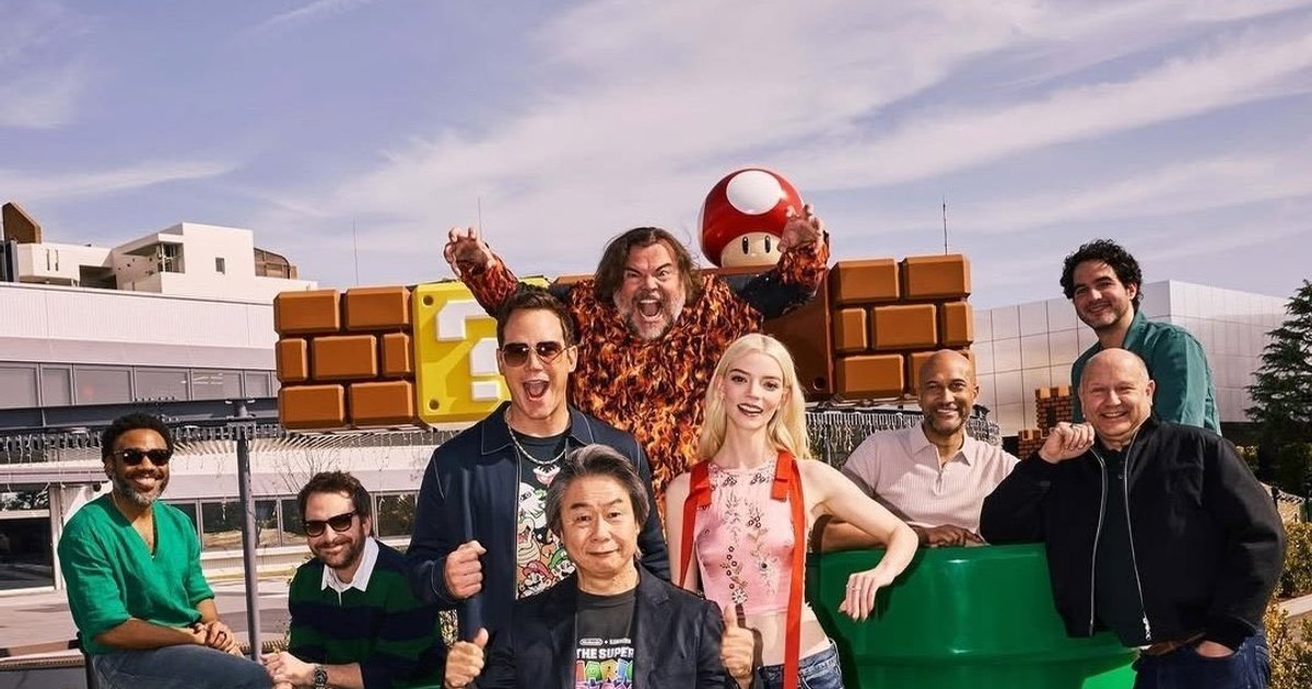 Miyamoto con las voces de The Super Mario Galaxy Movie. La pose de patrón e | Cinexcepción