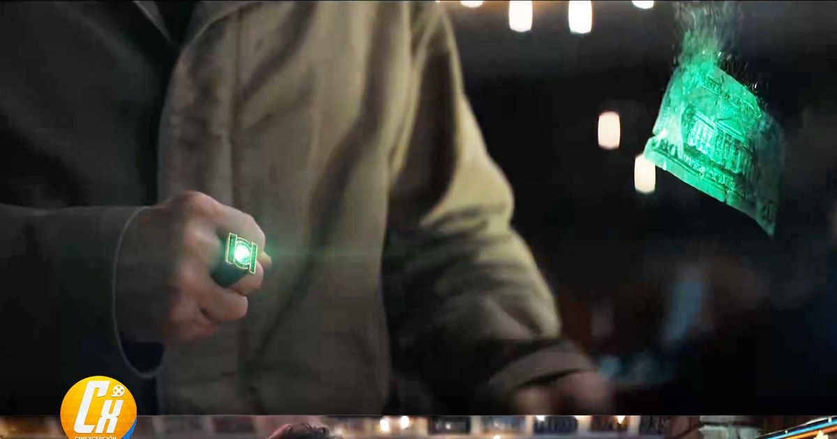 Hal Jordan crée un ticket vert avec sa bague (littéralement) pour mettre un des | Cinexcepción