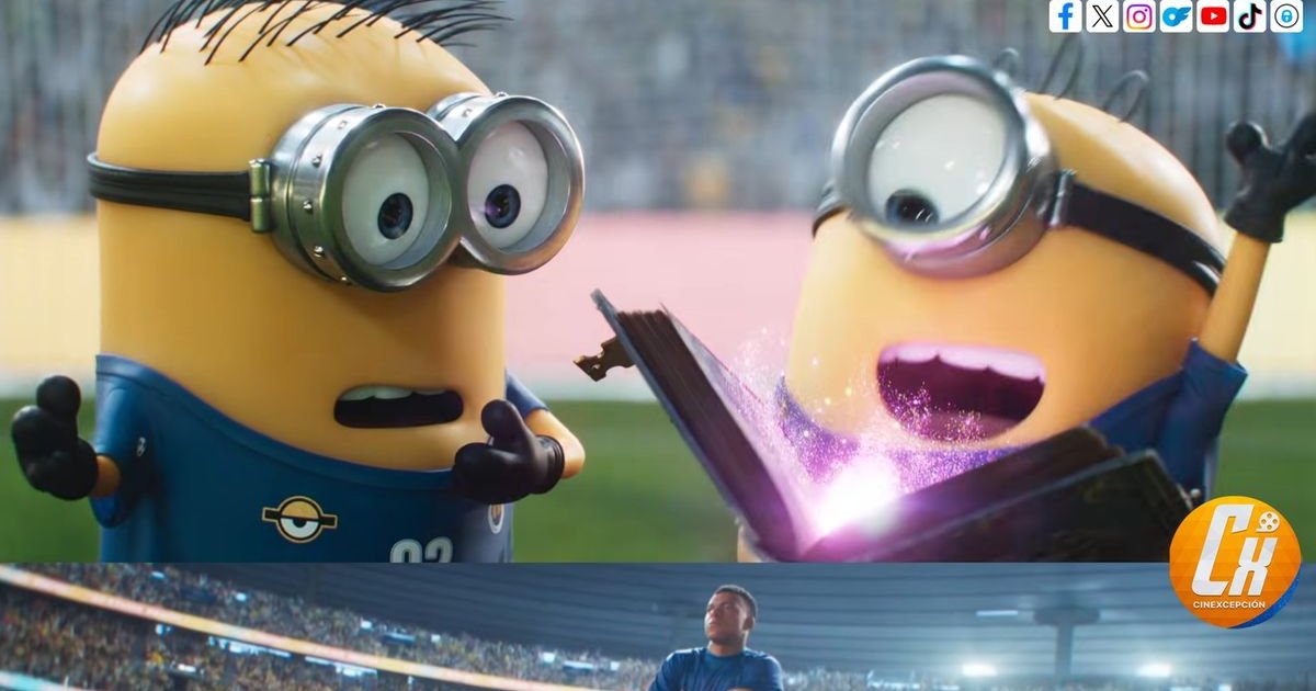 Les Minions ont convoqué Kylian Mbappé pour battre les monstres dans un match de | Cinexcepción