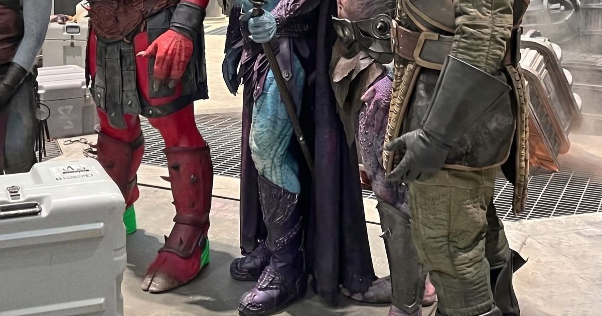 Jared Leto mit blutüberströmtem Gesicht als Skeletor während der Dreharbeiten zu | Cinexcepción