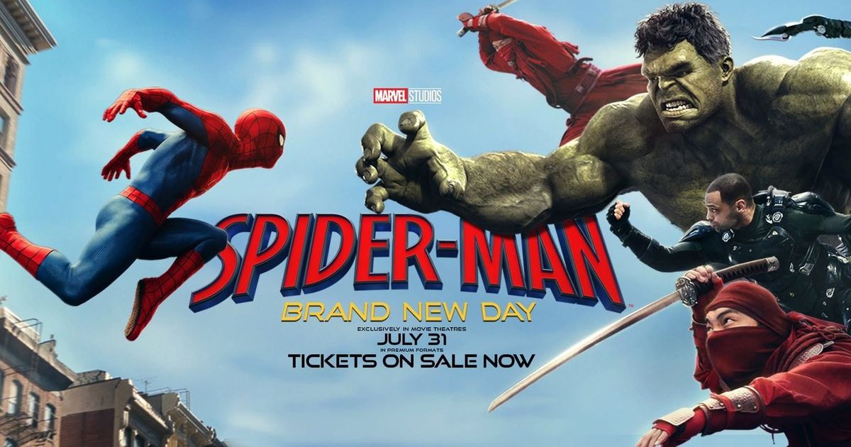 Spiderworm contre certains ninjas, Hulk et Nacho Varga. | Cinexcepción