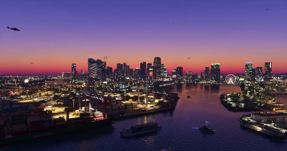 It looks like wallpaper, but it's Vice City. | Cinexcepción
