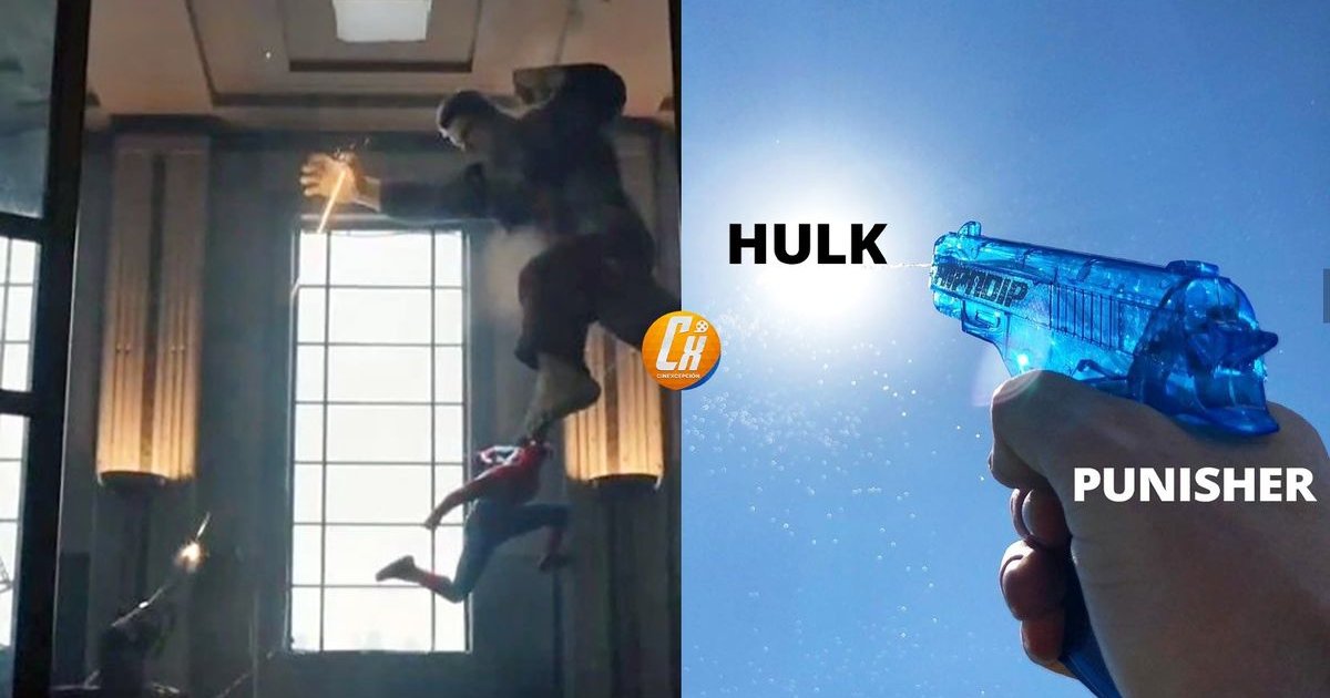 スパイダーマンとパニッシャーとハルクの戦い。 | Cinexcepción