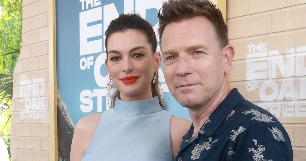 Anne Hathaway und Ewan McGregor bei der Premiere von „The End of Oak Street“. | Cinexcepción