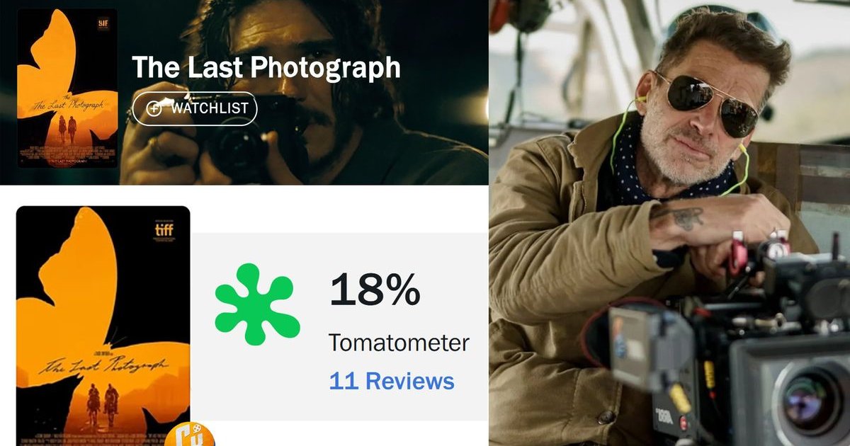El clavo final para THE LAST PHOTOGRAPH, de Zack Snyder. La película debutó | Cinexcepción