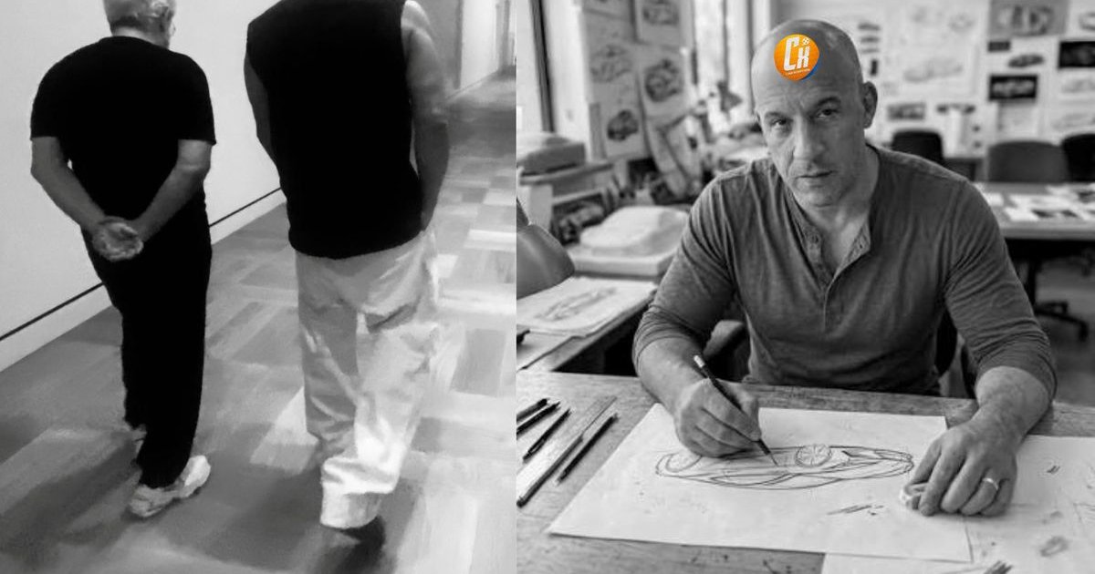 Vin Diesel posteó en sus redes una foto con George Lucas, quien lo recibió  | Cinexcepción