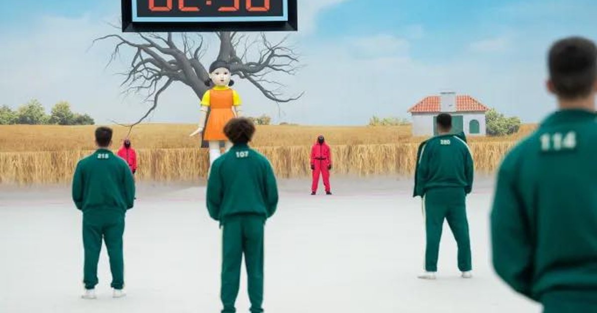Ontem à noite, The Squid Game: The Challenge, um game show que emula a bem-suced | Cinexcepción