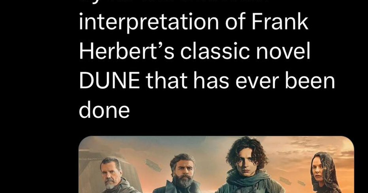 Was sagt Frank Hebert, Baby, der Dune: Teil zwei bereits gesehen hat und dass es | Cinexcepción