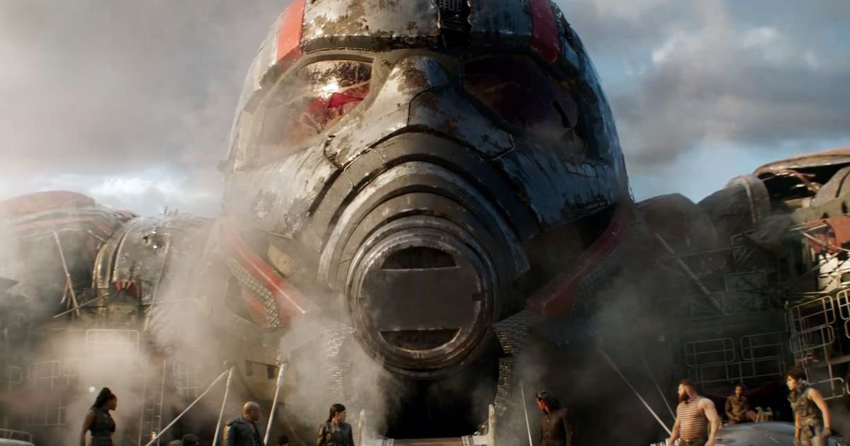 Le siège social de Mutant de l'ère FOX sur Void de TVA est la tête d'Ant-Man. | Cinexcepción