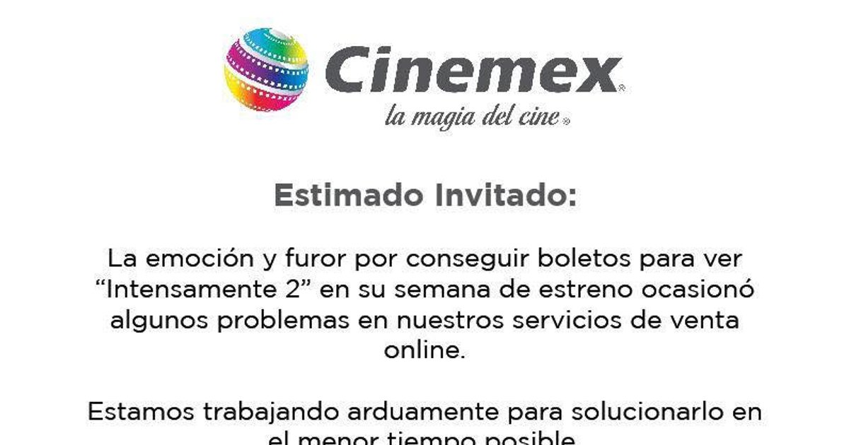 Mingo para seu chadre o sistema Cinemex | Cinexcepción
