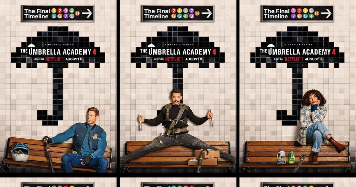 New poster for the last season of 'UMBRELLA ACADEMY'. | Cinexcepción