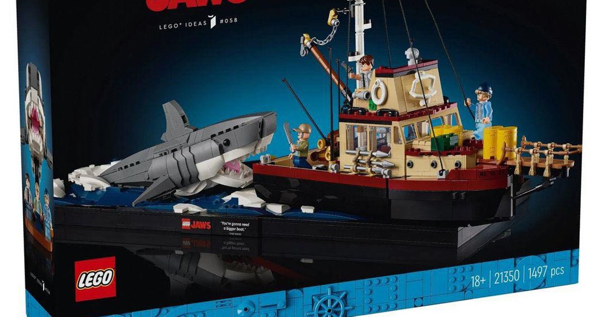 A Lego vai lançar um conjunto alusivo ao filme ‘JAWS’, no México era conhecido c | Cinexcepción