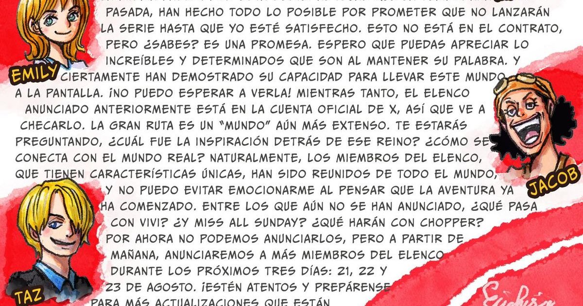 Um pouco da segunda temporada de 'ONE PIECE' para Netflix. | Cinexcepción