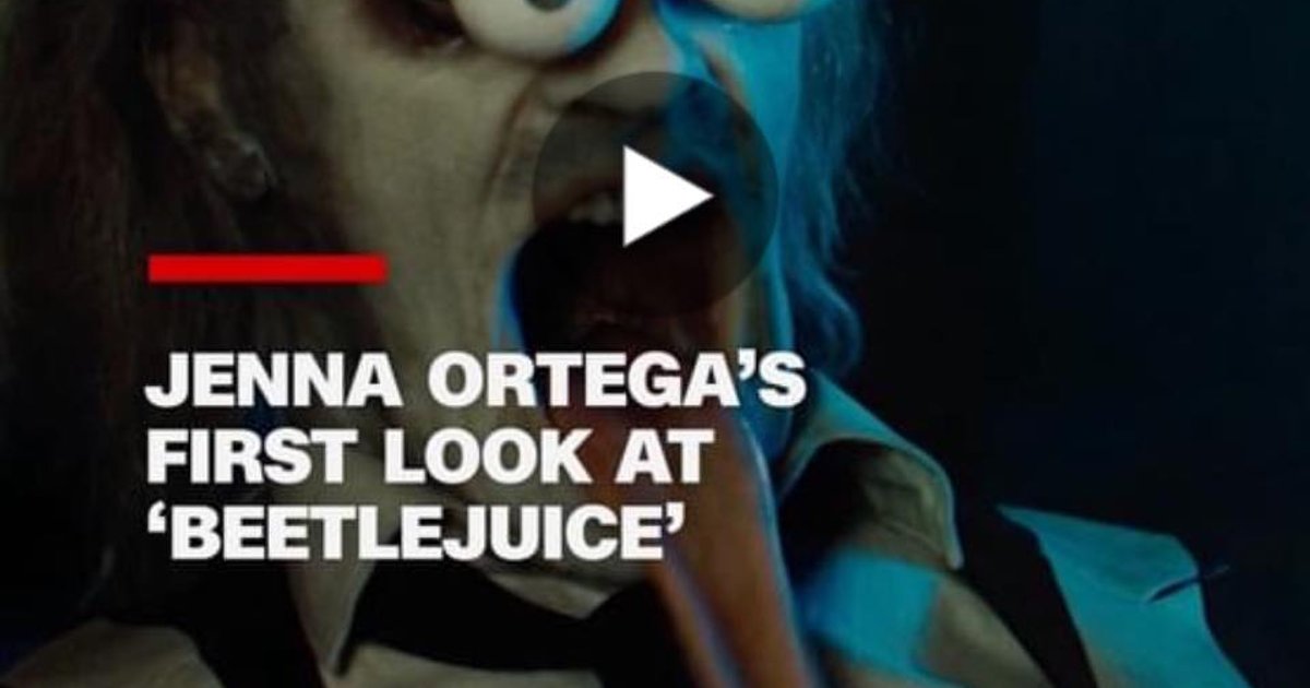 Jenna Ortega looks quite changed in Beetlejuice. | Cinexcepción
