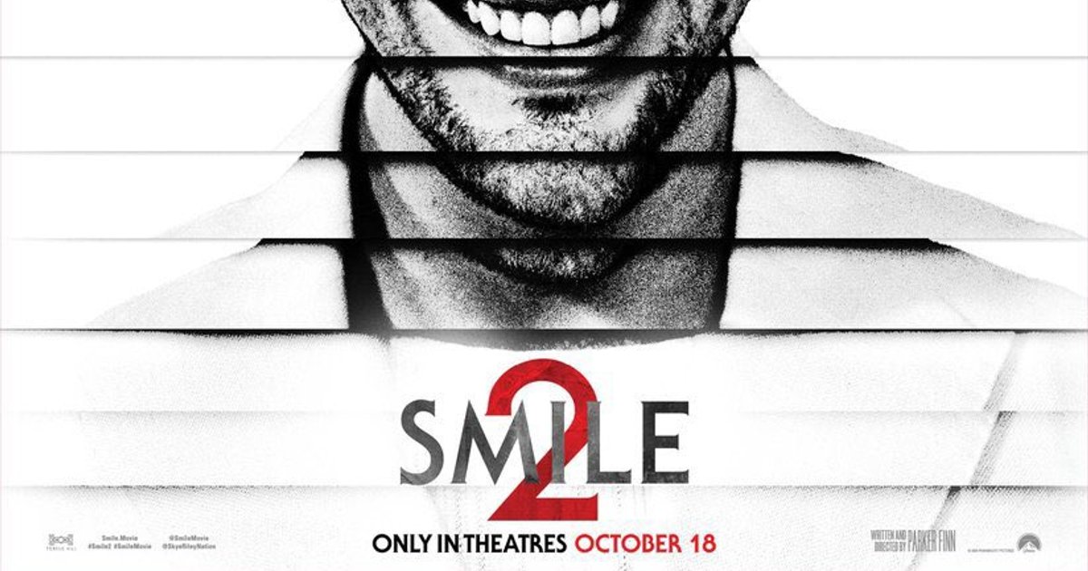 Un nuevo póster de #Smile2. Si esta sonrisa macabra les recuerda al Guasón, | Cinexcepción