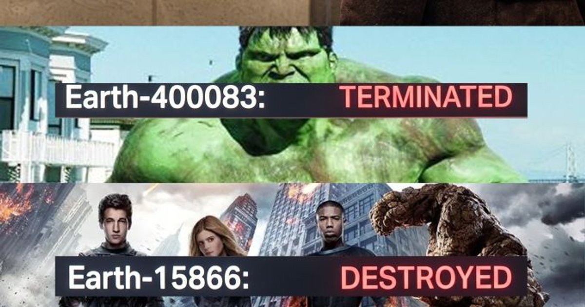 La destruction du Marvel Multiverse dans les films a déjà commencé ! | Cinexcepción