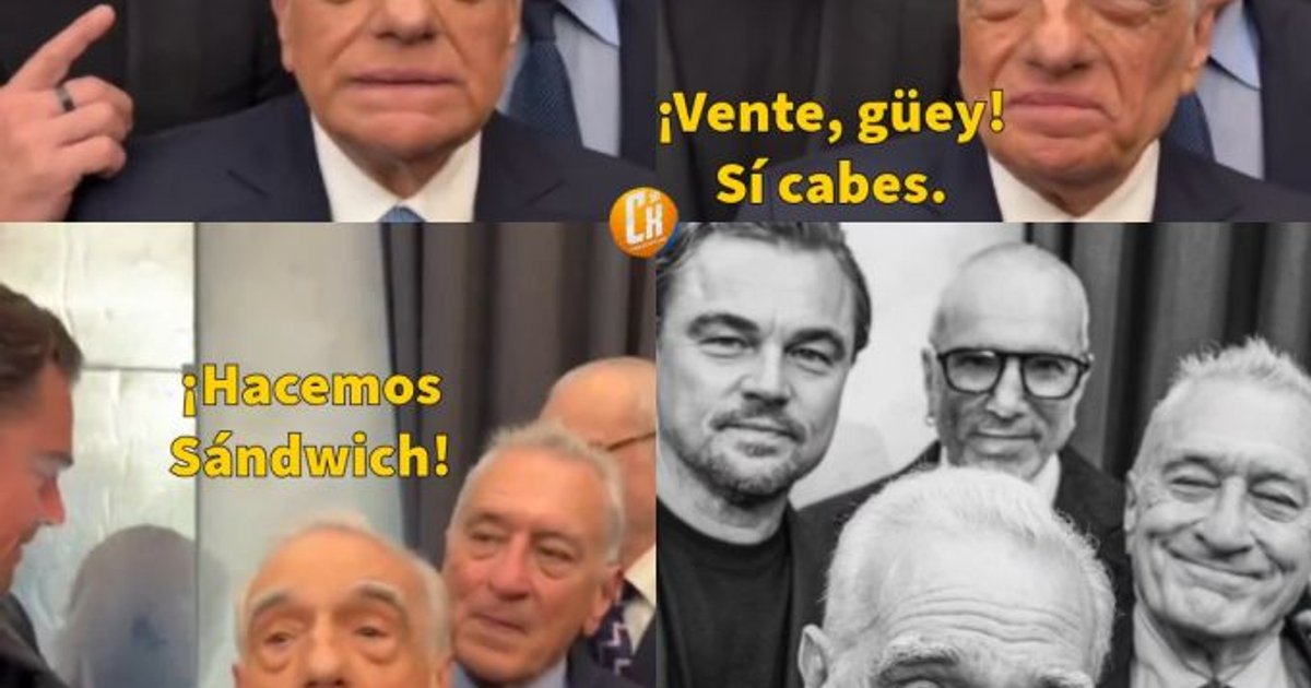 レオナルド・ディカプリオ、マーティン・スコセッシ、ロバート・デニーロが写真を撮っていると、突然ダニエル・デイ＝ルイスが通りかかった。まさか無駄だったとは | Cinexcepción