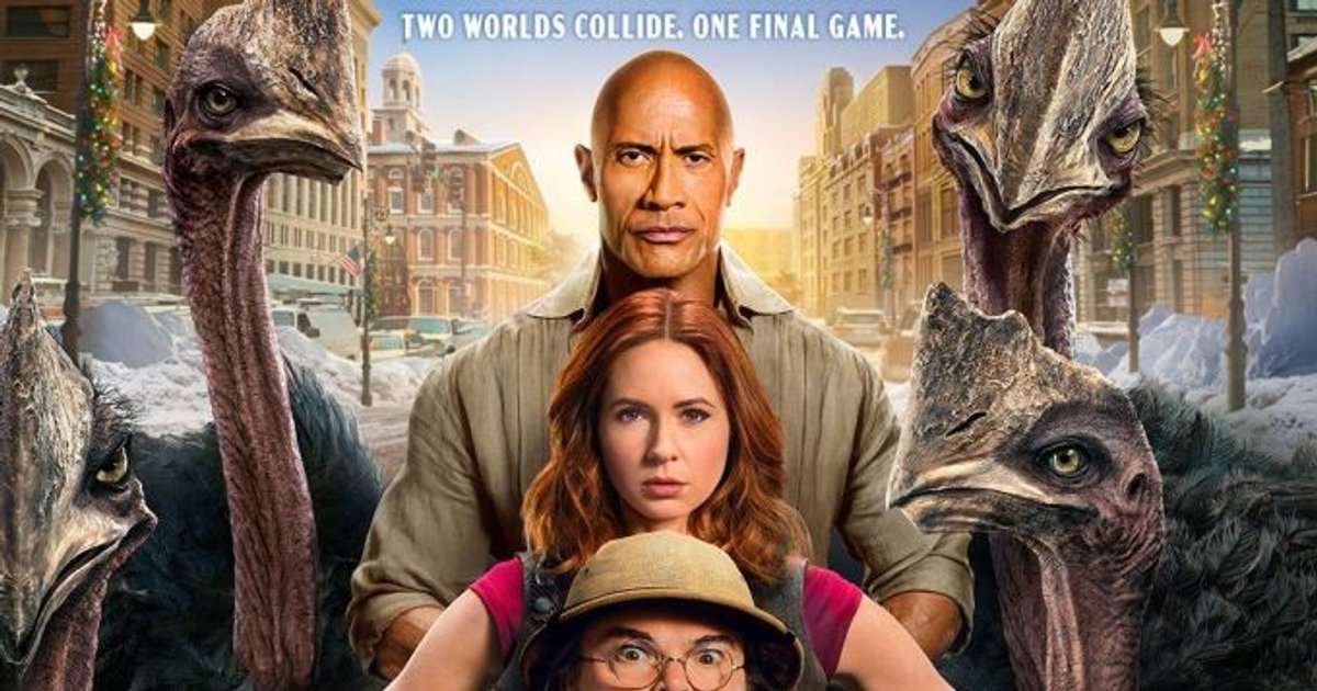 Novo pôster de Jumanji 3, que é mesmo o 4º, mas para cada pessoa, certo? | Cinexcepción