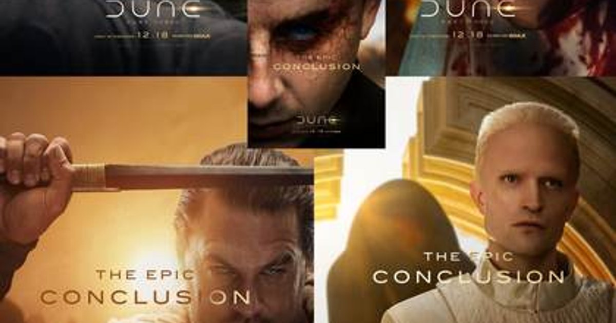 Los últimos pósters de Dune Movie parte 3. Y mañana sale el último, último  | Cinexcepción