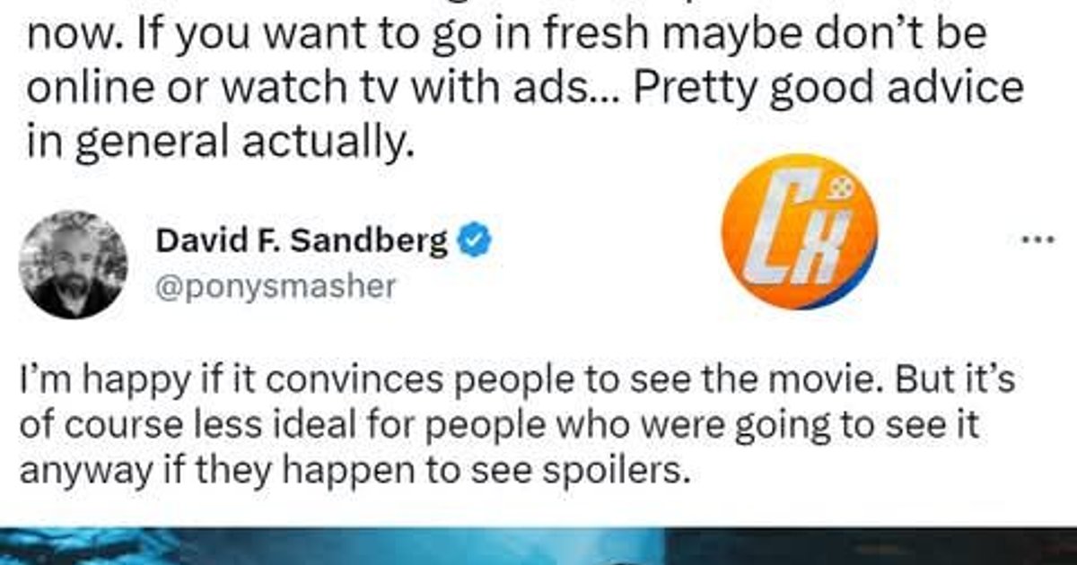 David F. Sandberg, el director de #ShazamFuryOfTheGods, se está quejando de | Cinexcepción